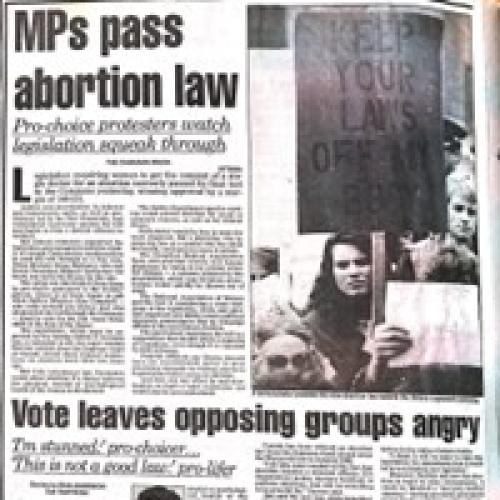 Newspaper - MPs pass abortion law